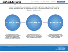 Tablet Screenshot of exelsiusglobal.com